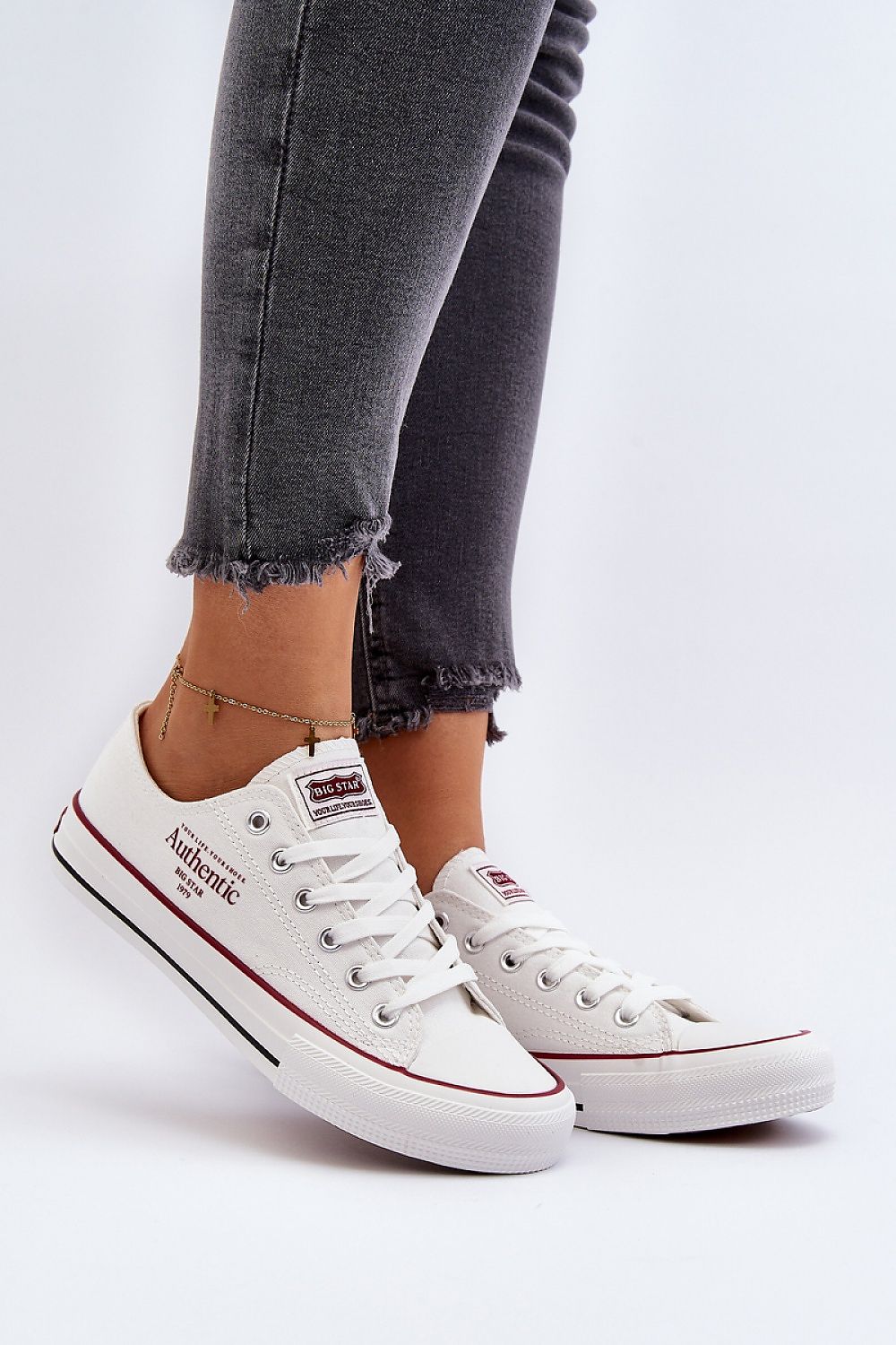 Women's Sneakers - Women Low-Top Sneakers - Lace-Up Spring-Summer Shoes