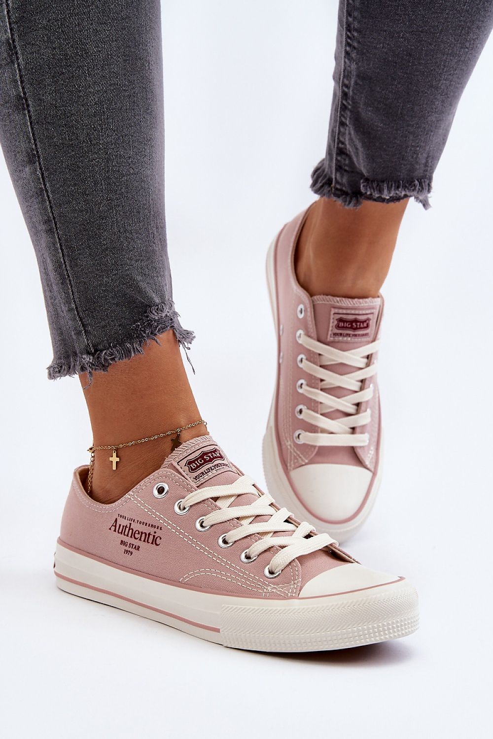 Women's Sneakers - Women Low-Top Sneakers - Lace-Up Spring-Summer Shoes