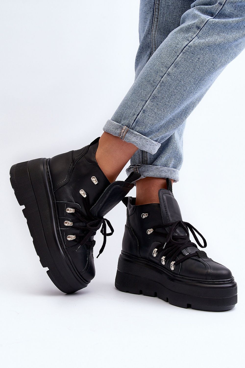 Women's Sneakers - Women Platform Sneakers Shoes - Lace-Up Spring Sneakers