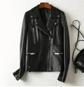 Women’s Studded Biker Jacket Edgy Style
