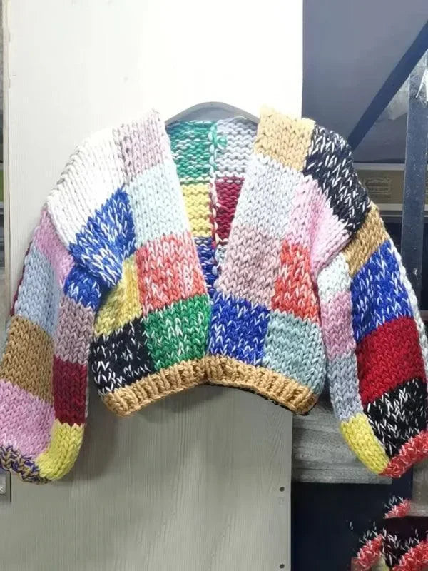 Women's V Neck Button Cardigan Sweater