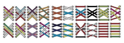 Aero No Tie Elastic Shoelaces 6 Pairs - Shoelaces - LeStyleParfait