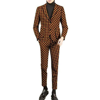 African 2-Button Suit - African Suit - LeStyleParfait