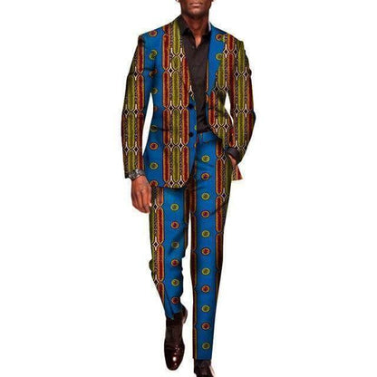 African Elegant Two Piece Suit - African Suit - LeStyleParfait