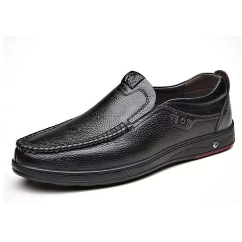 Alessandro - Classic Leather Loafers - Loafer Shoes - LeStyleParfait