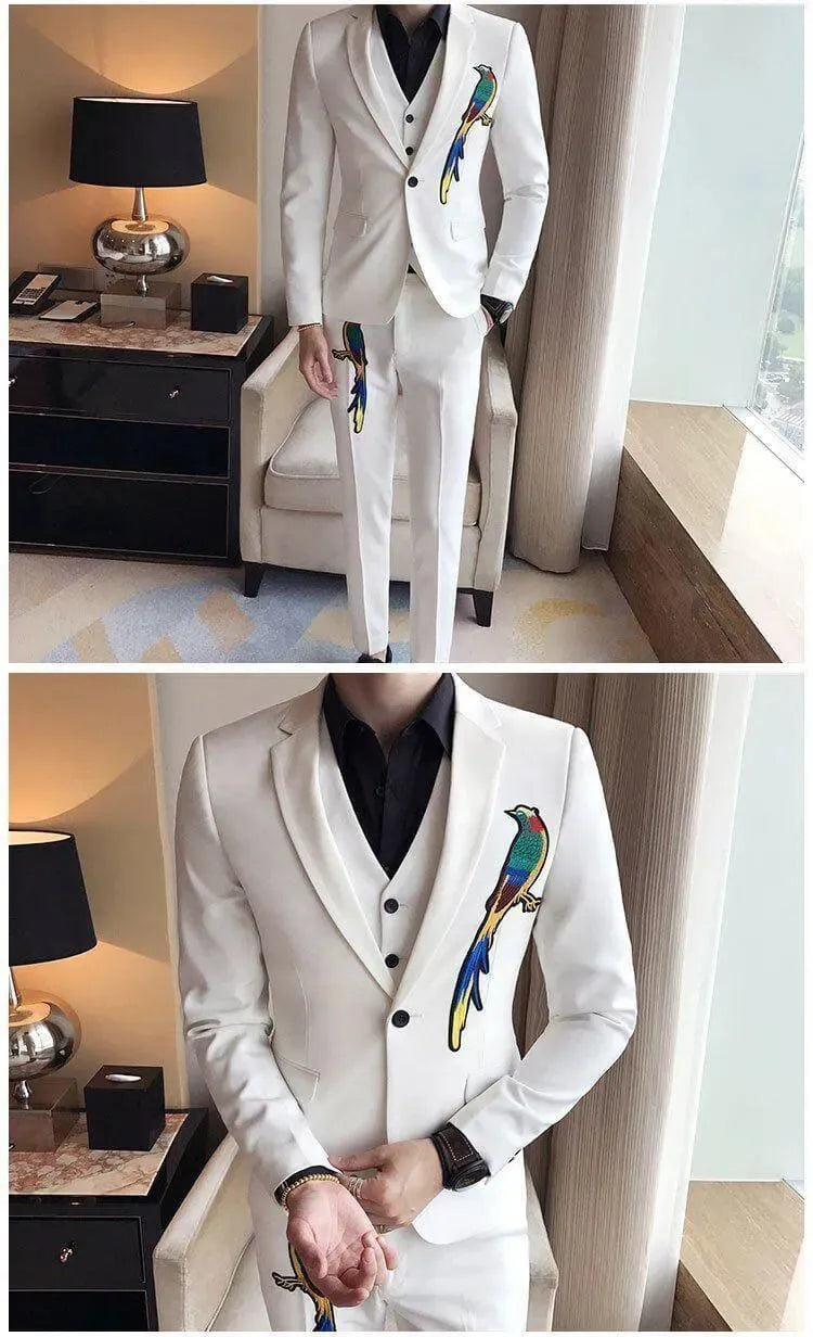 Amazon Parrot Three Piece Suit - Three Piece Suit - LeStyleParfait