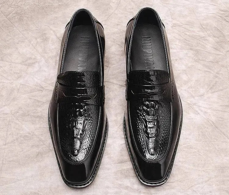 Angelo Leather Penny Loafers For Men - Loafer Shoes - LeStyleParfait