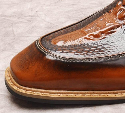 Angelo Leather Penny Loafers For Men - Loafer Shoes - LeStyleParfait