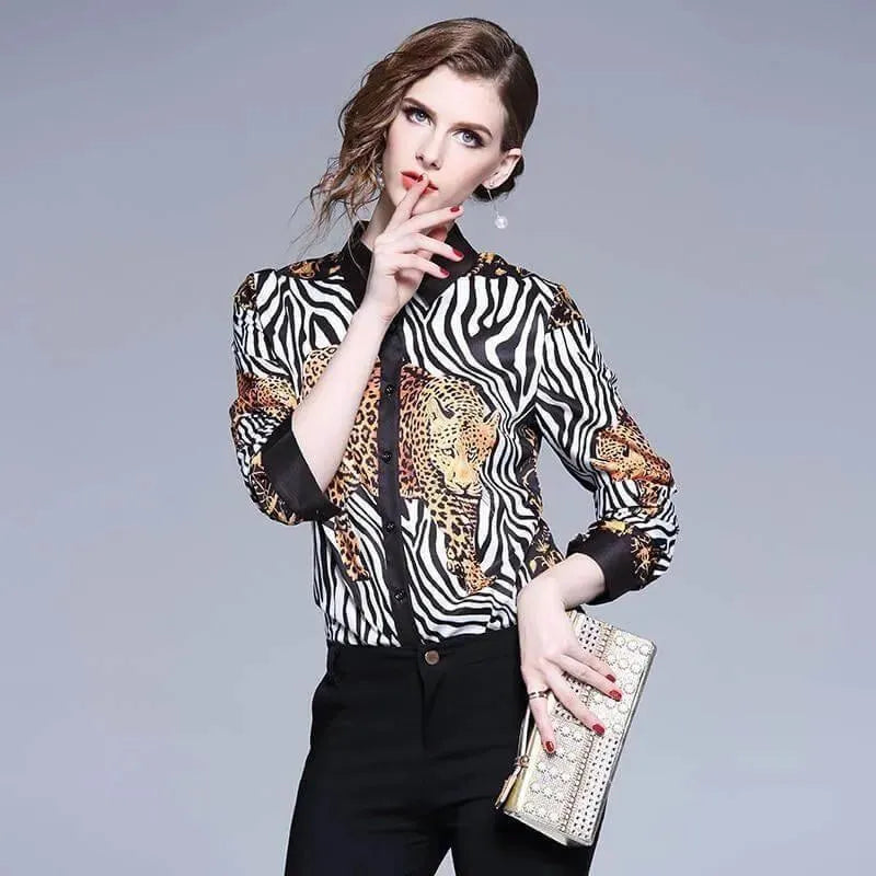 Animal Instincts Vintage Shirt - Women's Shirt - LeStyleParfait