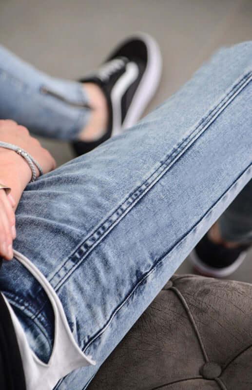 Ankle Zipper Streetstyle Jeans - Men's Jeans - LeStyleParfait