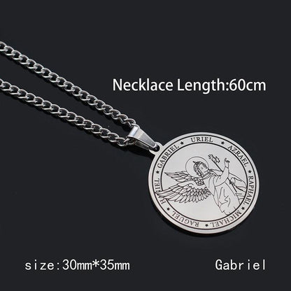 Archangels Pentagram Pendant Necklace - Pendant Necklace - LeStyleParfait