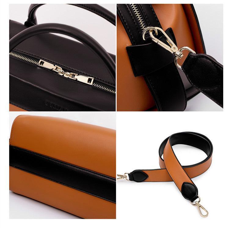 Patchwork Leather Handbag - Bag - LeStyleParfait