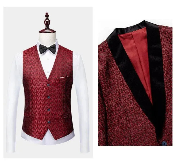 Baldo Tuxedo Suit - Three Piece Suit - Tuxedo Suit - LeStyleParfait