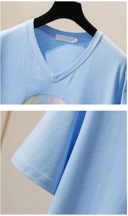 Balloon-Print T-Shirts For Women - T-Shirts - LeStyleParfait