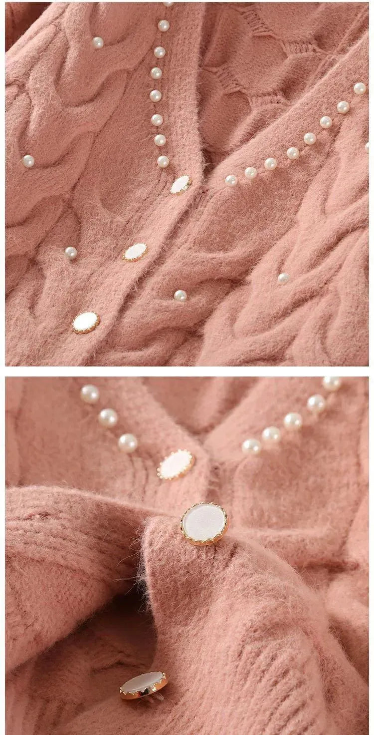 Beaded Casual Women Cardigan Sweaters - Cardigan Sweater - LeStyleParfait