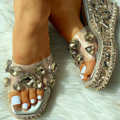 Belluci Wedge Sandals - Wedge Shoes - LeStyleParfait