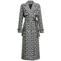 Belted Print Women's Trench Coat - Overcoat - LeStyleParfait