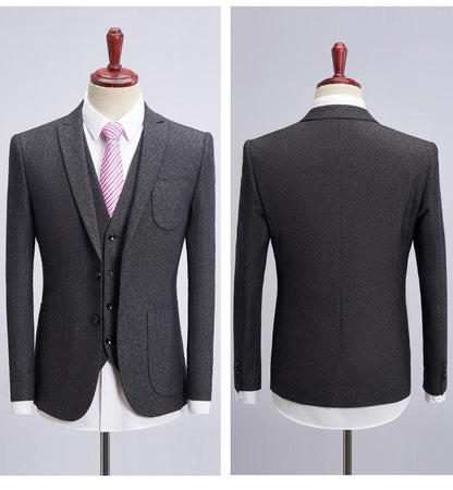 Big Business Tweed 3 Piece Suit - Tweed Suit - LeStyleParfait