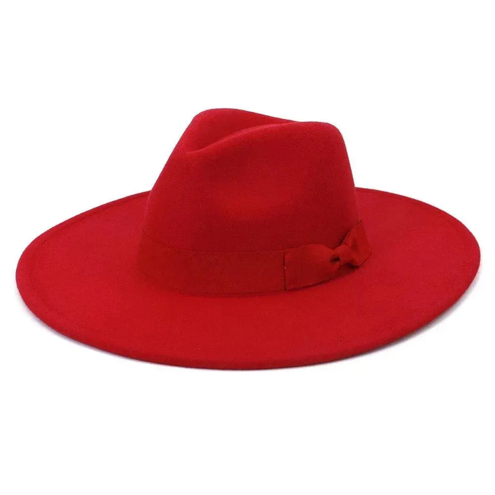 Big Wide Retro Fedora Hat - Fedora Hat - LeStyleParfait