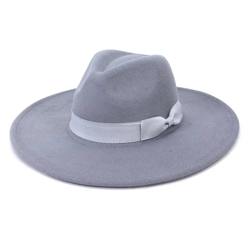 Big Wide Retro Fedora Hat - Fedora Hat - LeStyleParfait