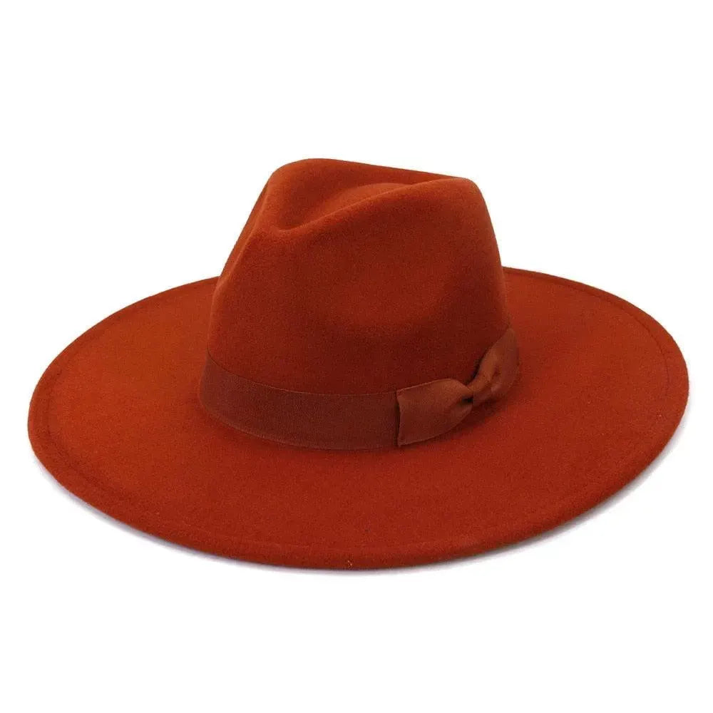 Big Wide Retro Fedora Hat - Fedora Hat - LeStyleParfait