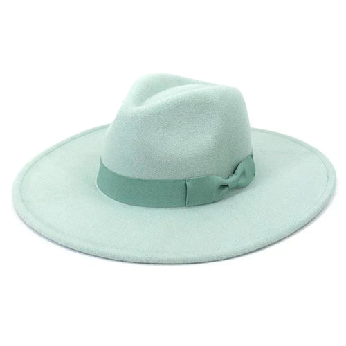 Big Wide Retro Fedora Hat - Fedora Hat - LeStyleParfait