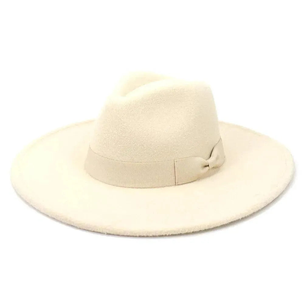 Big Wide Retro Fedora Hat - Fedora Hat - LeStyleParfait