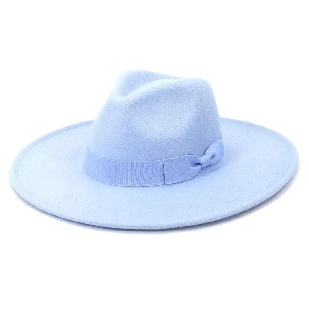 Big Wide Retro Fedora Hat - Fedora Hat - LeStyleParfait