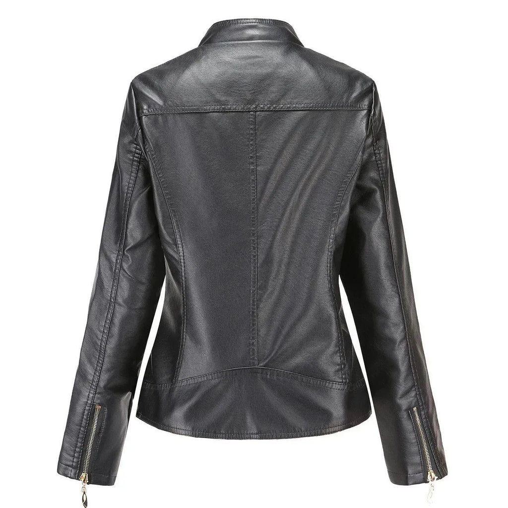 Biker Leather Jackets For Women - Leather Jacket - LeStyleParfait