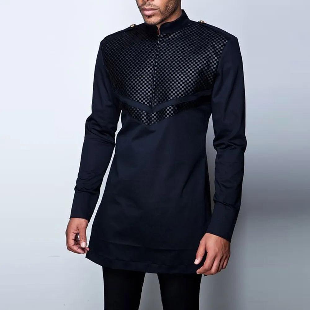 Black African Clothing Set for Men - Clothing Set - LeStyleParfait