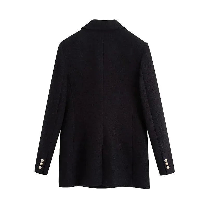 Black Blazer Women - Formal-Business - Plain-Solid - Women's Blazer - LeStyleParfait