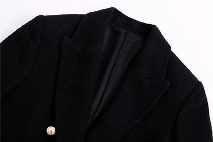 Black Blazer Women - Formal-Business - Plain-Solid - Women's Blazer - LeStyleParfait