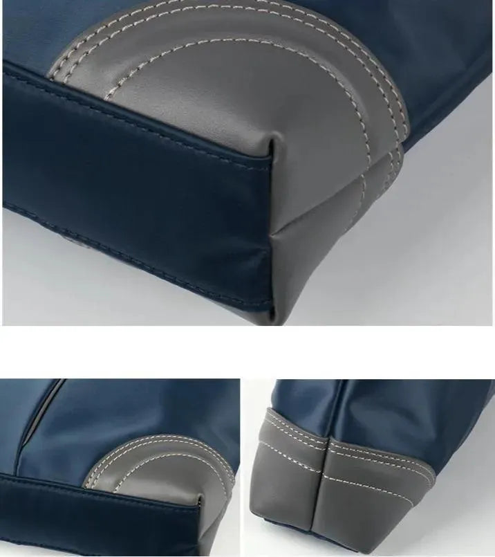Blue Laptop Bag For Men - Handbag - LeStyleParfait