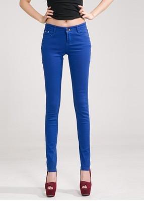 Blue Pencil Jeans For Women - Women Jeans - LeStyleParfait