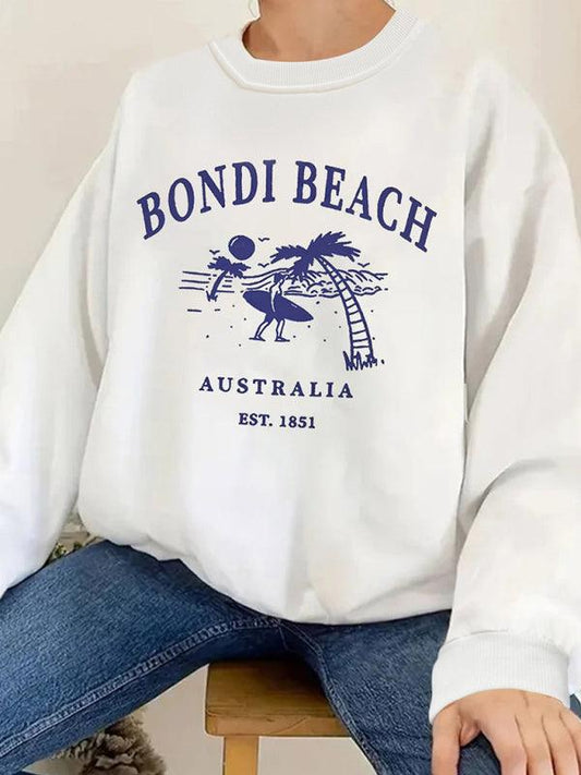 Bondi Print Women Sweatshirt - Women Sweatshirt - LeStyleParfait