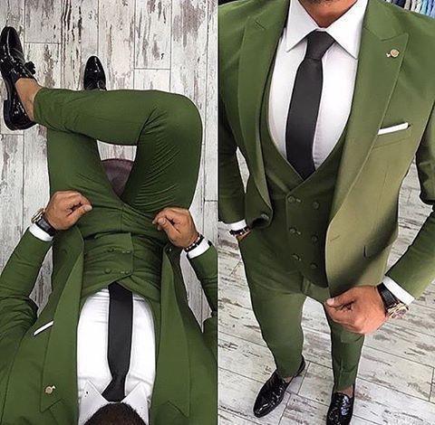 Branson Slim Fit Suit - Three Piece Suit - LeStyleParfait