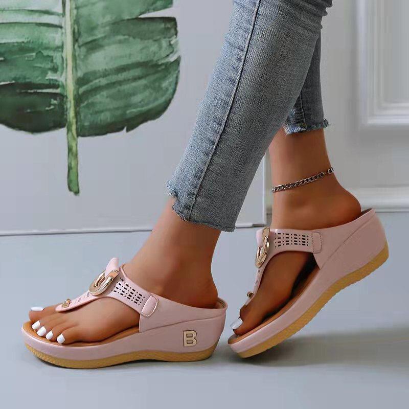 Breathable Wedge Sandal Shoes - Wedge Shoes - LeStyleParfait