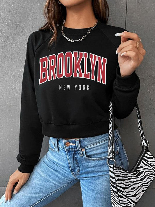 Brooklyn Print Women Sweatshirt - Women Sweatshirt - LeStyleParfait