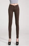 Brown Women Skinny Jeans - Women Jeans - LeStyleParfait