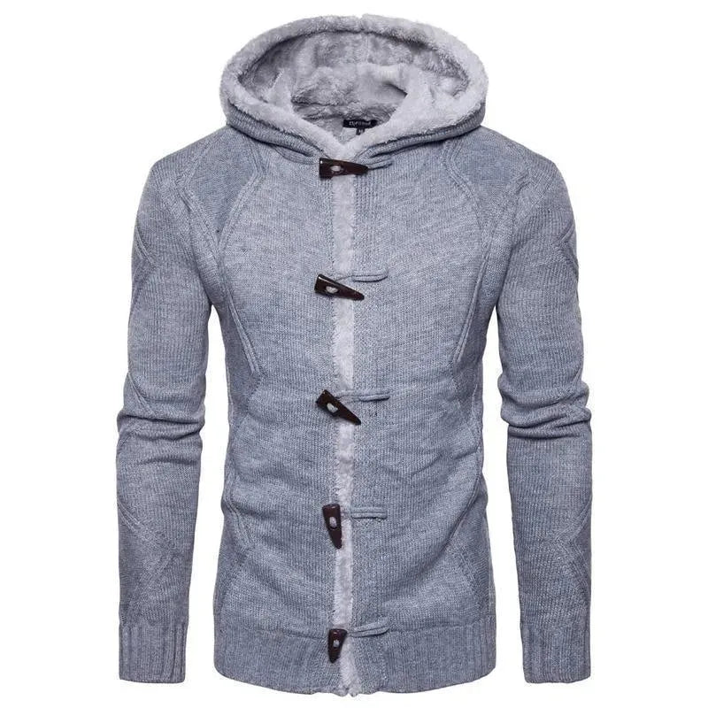 Buckle Cardigan Sweater For Men - Cardigan Sweater - LeStyleParfait