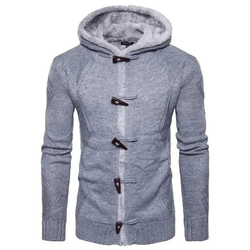 Buckle Cardigan Sweater For Men - Cardigan Sweater - LeStyleParfait