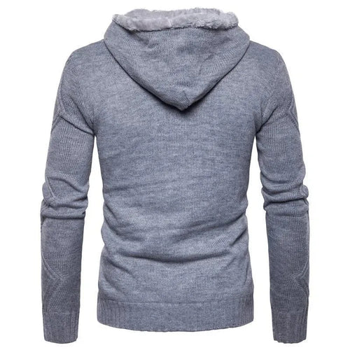 Buckle Cardigan Sweater For Men - Cardigan Sweater - LeStyleParfait