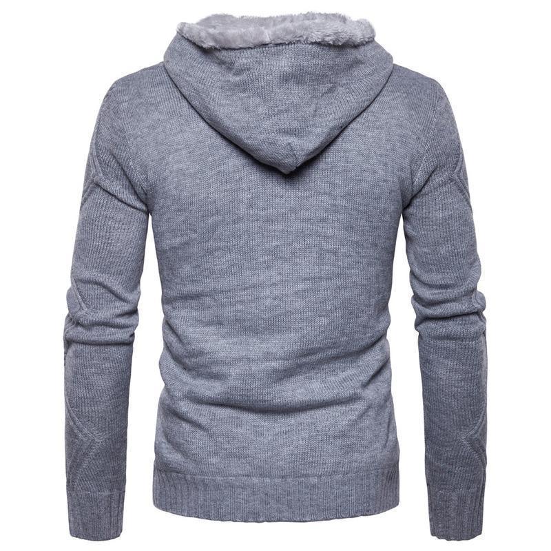 Buckle Cardigan Sweater For Men - Cardigan Sweater - LeStyleParfait