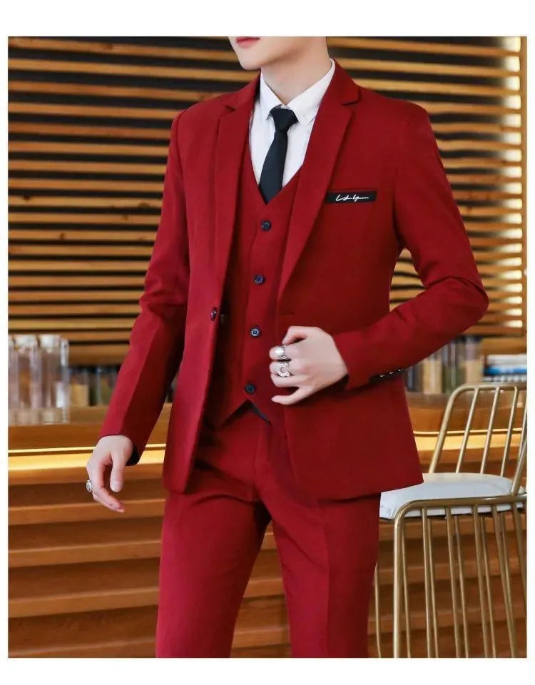 Business Time Three Piece Suit - Three Piece Suit - LeStyleParfait