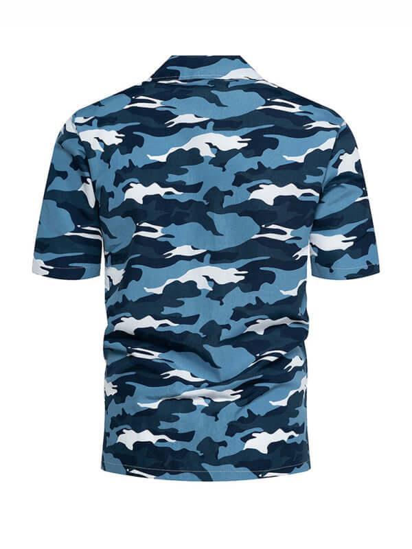 Camouflage Short Sleeve Shirt - Short Sleeve Shirt - LeStyleParfait