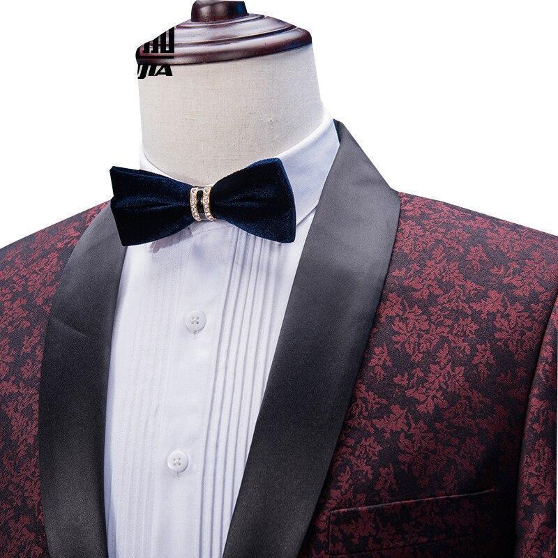Capable Man Tuxedo Jacquard Suit - Tuxedo Suit - LeStyleParfait