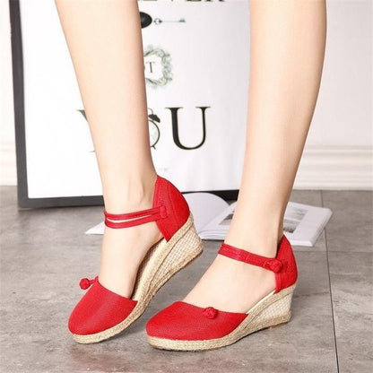 Casual Breathable Wedge Shoes - Wedge Shoes - LeStyleParfait
