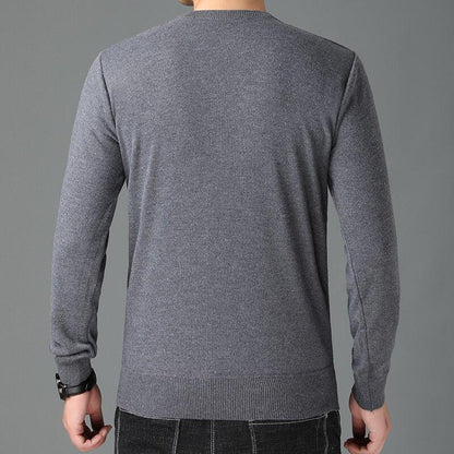 Casual Crewneck Men Sweaters - Pullover Sweater - LeStyleParfait
