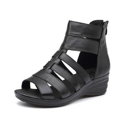 Casual Cross Wedge Sandals - Wedge Shoes - LeStyleParfait