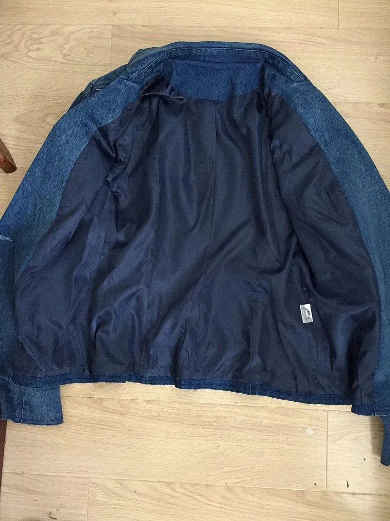 Casual Denim Blazer Women - Casual - Plain-Solid - Denim Blazer - LeStyleParfait